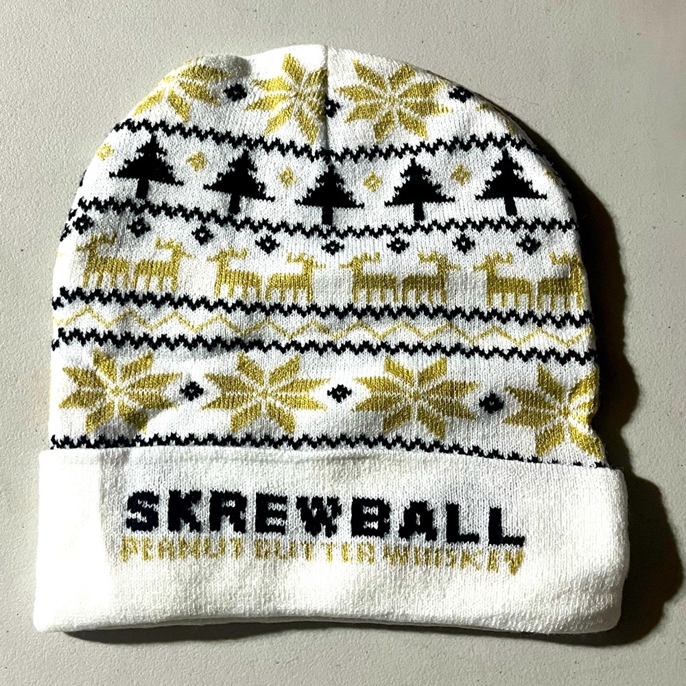 Screwball peanut butter whiskey beanie